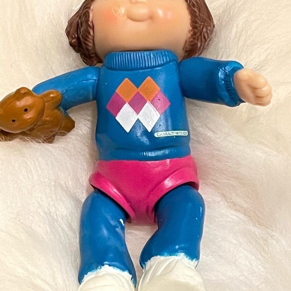 Vintage 1984 Cabbage Patch Kid Figures Lot of 5 PVC Mini Figurines - Picture 9 of 11